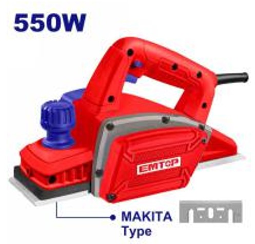 EECR0551, Electric planer - AC 220-240V, 550W Professional AC Powered Power Tool with Multi-Function Capability
